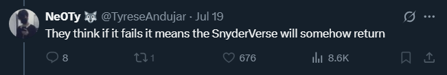 steusmotus's tweet photo. Nope. We just want your film to fail. It makes us happy. https://t.co/R4vNPBNIxF