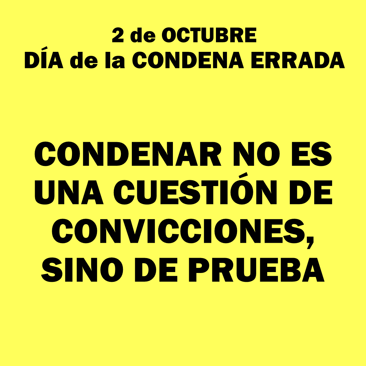 SeUruguay's tweet image. #Memoria 2 OCT
𝗗í𝗮 𝗱𝗲 𝗹𝗮 𝗖𝗼𝗻𝗱𝗲𝗻𝗮 𝗘𝗿𝗿𝗮𝗱𝗮
Una #falsa denuncia y o una condena #errada, además de una #injusticia, es un peligro para toda la sociedad  

No más #PrisionerosPolíticos
#SeTieneQueSaber #Caducidad 🎗🇺🇾