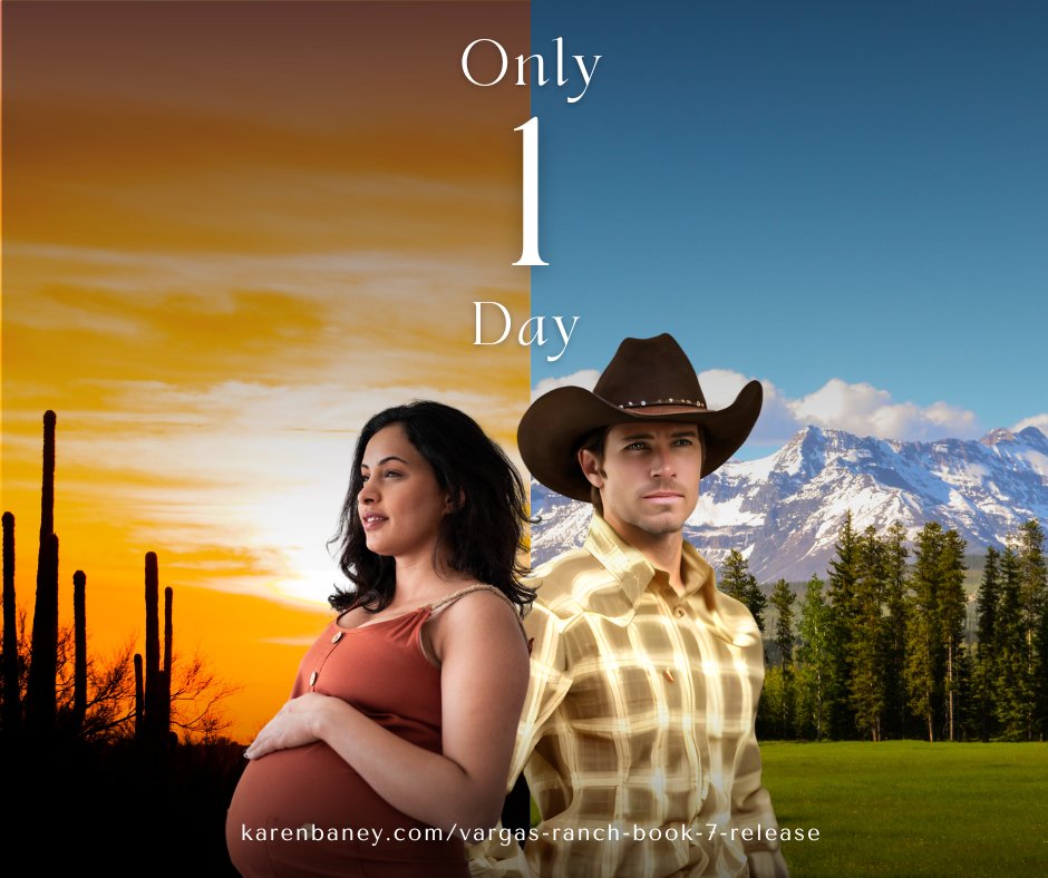 karen_baney's tweet image. 🚨 TOMORROW! 🚨
Falling for a Pregnant Cowgirl releases in less than 24 hours!
She's carrying someone else's baby. He's falling for her anyway.
Who's planning to start reading right away?
karenbaney.com/vargas-ranch-b…
#1DayLeft #AlmostHere #ChristianRomance
