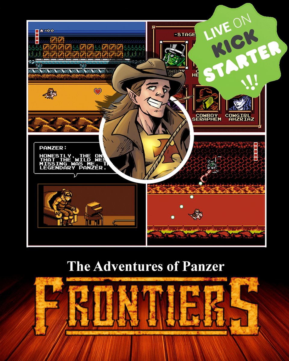 PixelCraft81's tweet image. HE’S BACK AND MORE FULL OF HIMSELF THAN EVER
The Adventures of Panzer: Frontiers is now on Kickstarter!
Don’t miss your chance to back the most important hero Panzer has ever heard of (himself).
👉 kickstarter.com/projects/panze…
Your future self will thank you. Probably.