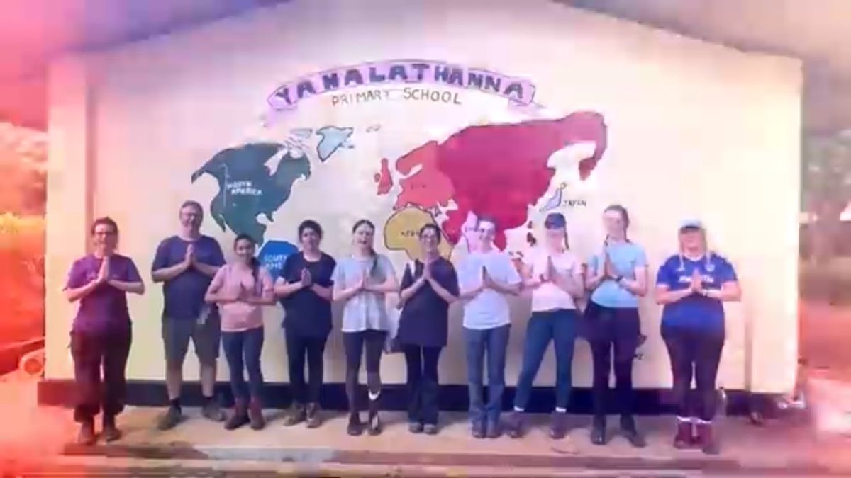 The charity which organised the primary school project have sent us the video below, showing just how much we achieved while we were there - gardening, painting, cementing, constructing steps, renovating….. you name it! The girls did an incredible job…

youtu.be/BHmrmZQGLCM?si…