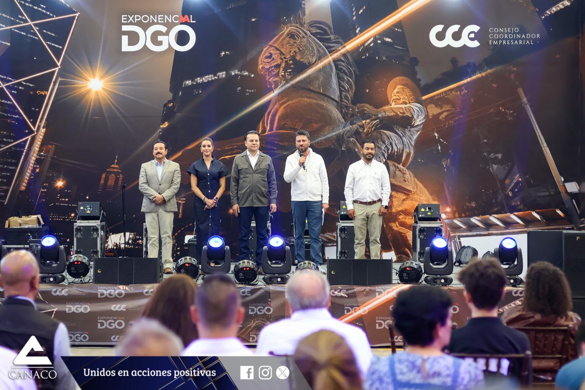 🚀 La #Exponenc𝙸𝙰l2025 ya es una realidad en Durango.
Nuestra mesa directiva participó en su inauguración, encabezada por el Arq. <a href="/montelongo_raul/">Raul Montelongo Nevarez</a> (<a href="/CCEDGOMX/">CCE DURANGO</a>), el gobernador <a href="/EVillegasV/">Esteban Villegas V.</a>, la presidenta del <a href="/DIF_Durango/">DIF Estatal Durango</a> <a href="/Marisol_rosso/">Marisol Rosso</a>, así como autoridades estatales y municipales