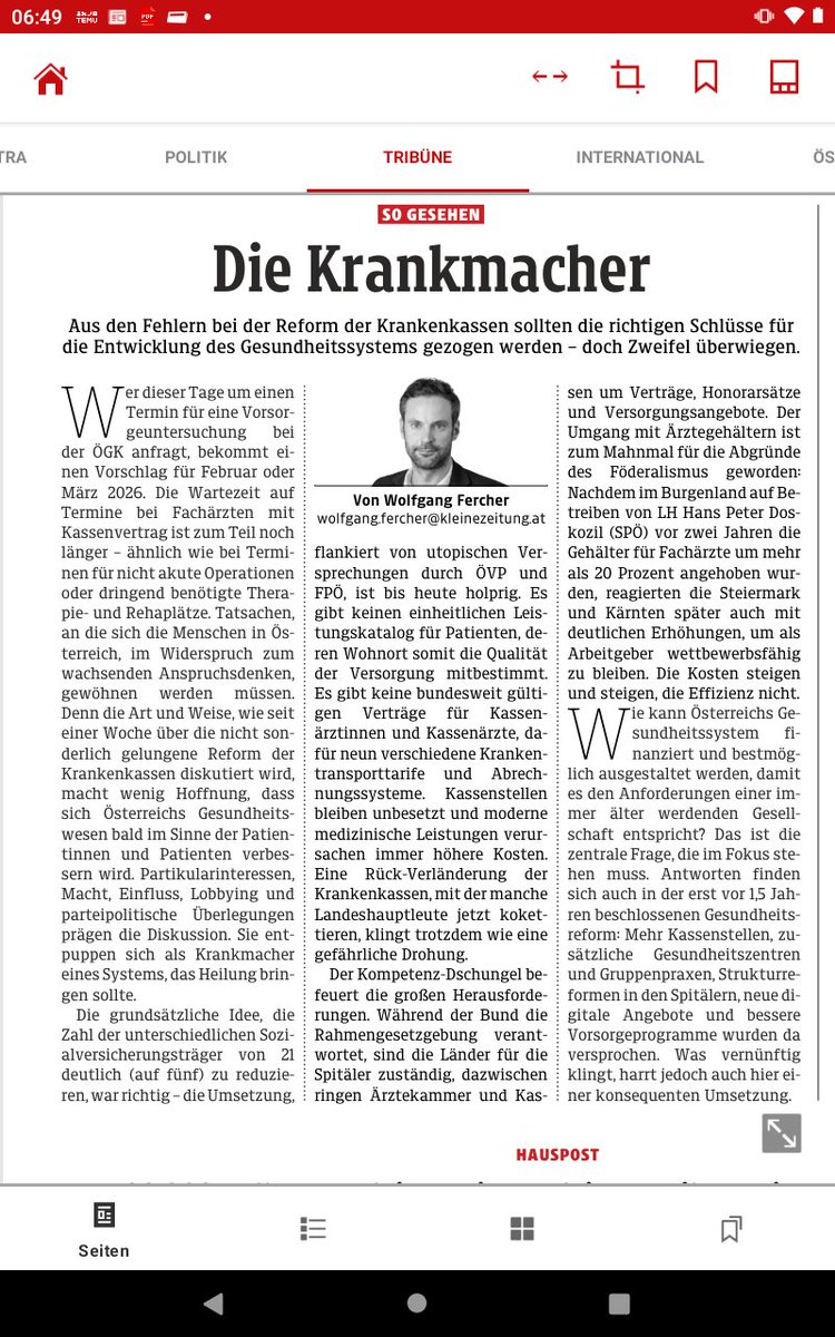 NorbertHeiss's tweet image. Dass die Umsetzung holprig ist, ist unschwer auch für einen Laien zu erkennen. Eine Rück- Verländerung ist tatsächlich eine gefährliche Drohung. Eine Selbstverwaltung sollte sich nicht selbst verwalten, sondern zum Wohl der Zahler und Patienten agieren.