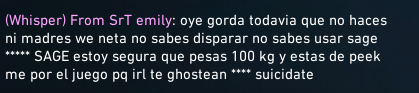 La gente de este maravilloso  videojuego, todavia que dicen Panda, piensan que uno es mujer XD