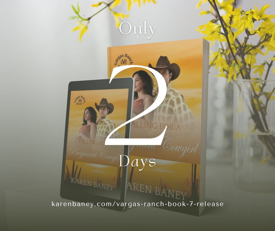 karen_baney's tweet image. 2 DAYS until Gabe Braxton rides in!
This Montana cowboy falls first—and hard. Protective, gentle, and totally swoon-worthy.
Falling for a Pregnant Cowgirl drops Tuesday!
Ready for your next book boyfriend? 🤠💕
karenbaney.com/vargas-ranch-b…
#2Days #GabeBraxton #MontanaCowboy…