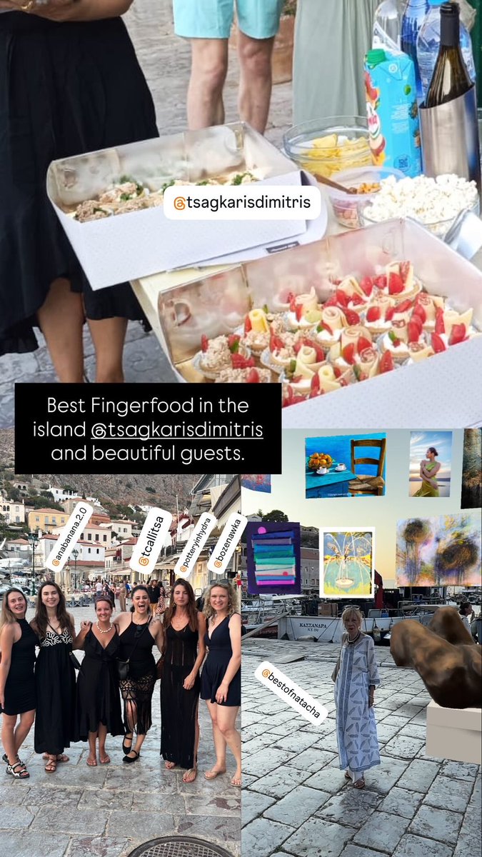 Thank you Hydra!
Our official Midissage was a beautiful gathering with AR, local artists &amp; lovely visitors.
The exhibition continues until September – feel free to explore 🌿💫
Self-funded, full of heart.
#HydraBlue #ARExhibition #Hydra
#digitalbohemiansclub #opencall #artists