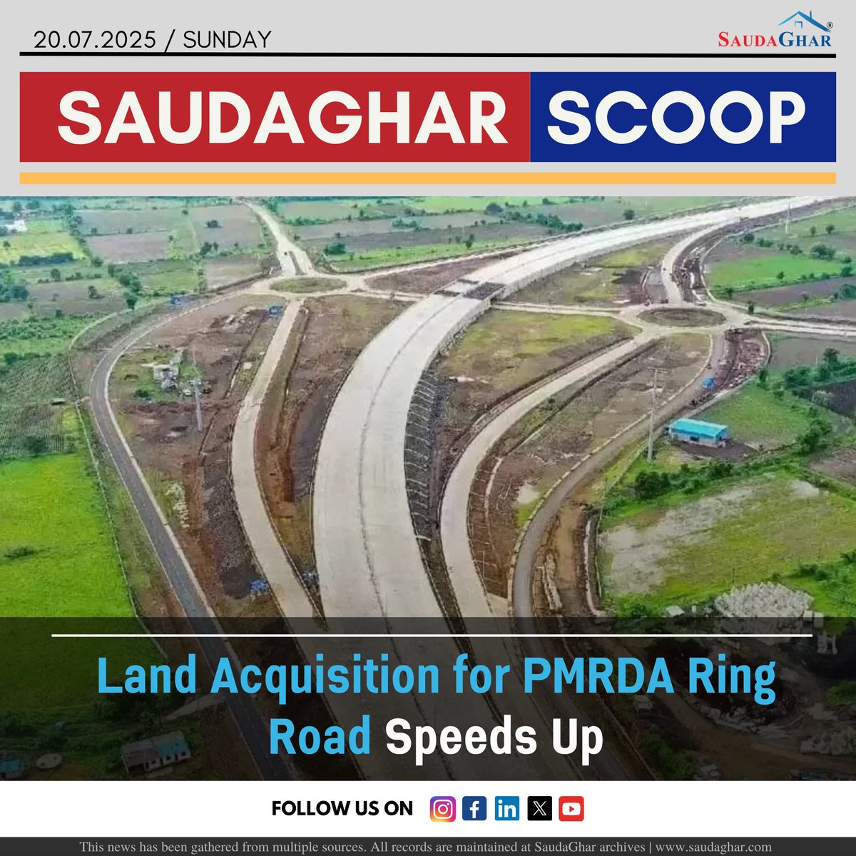 The Pune Metropolitan Region Development Authority (PMRDA) has made significant progress on the 83-km-long Ring Road project, aimed at easing traffic congestion in Pune and Pimpri-Chinchwad. Joint land surveys an essential step before acquisition have been completed in 10 out of
