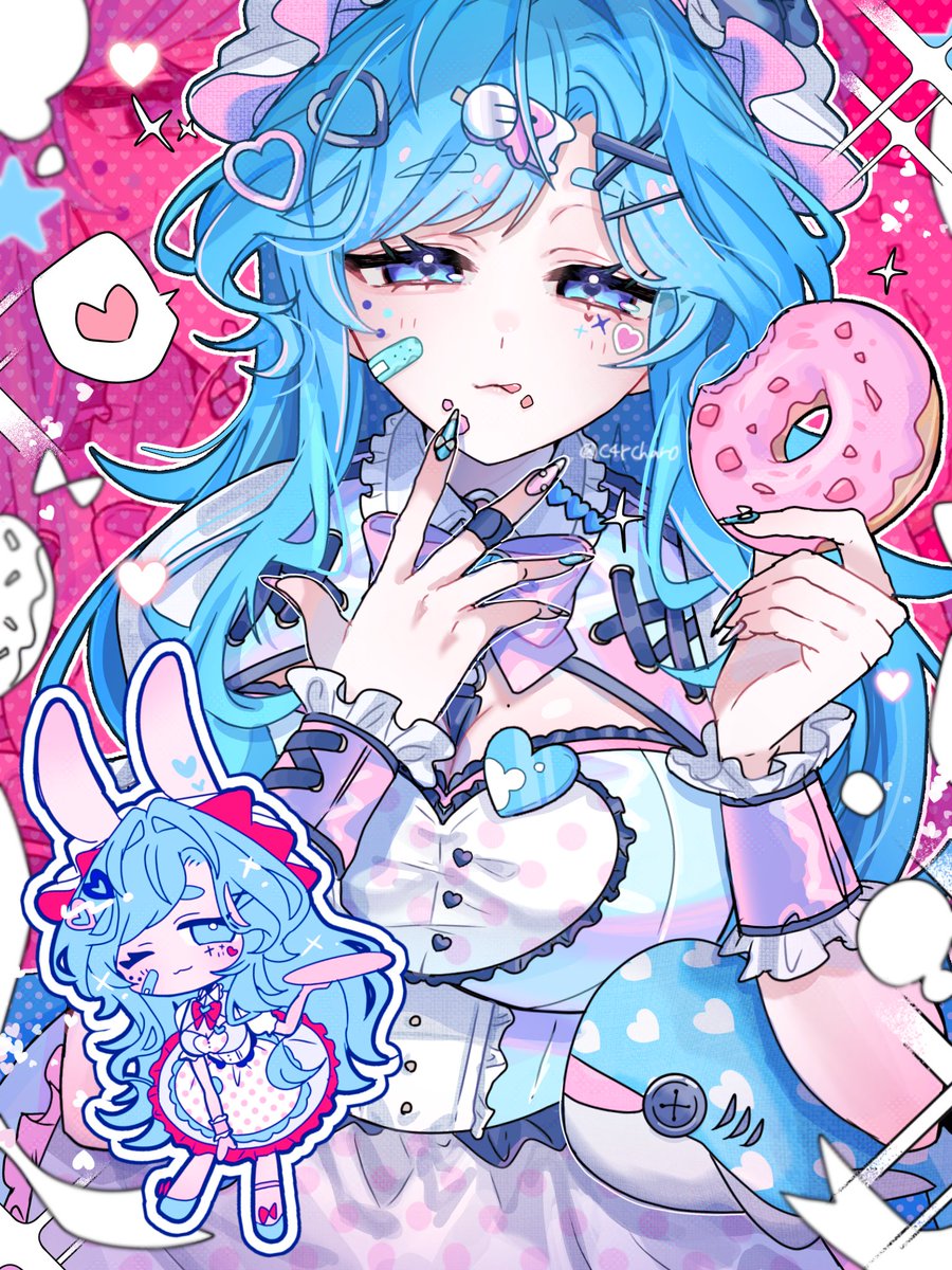 #三連休はフォロワーが増えるらしい 
 #夏の創作クラスタフォロー祭り 
彩度高めの絵を描きます。よろしくお願いします。