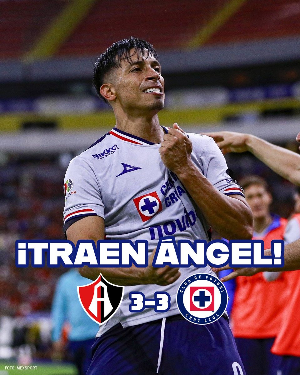 La Máquina rescata el empate contra Atlas gracias a un gran Ángel Sepúlveda que marcó un triplete ⚽️⚽️⚽️

¿Qué les pareció el juego? Los leo 🤔🤔🤔