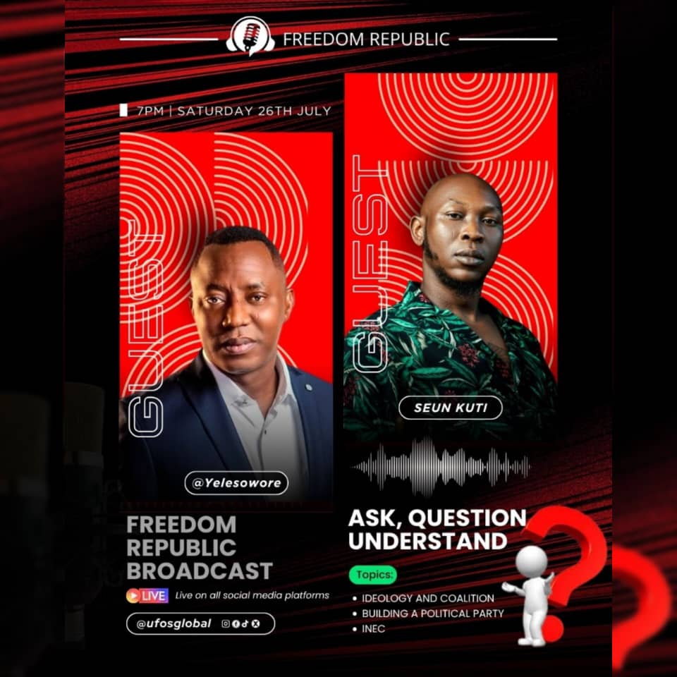 believeokpe2's tweet image. Revolution in the Kitchen! 🍲✊🏿
This no be man wey dey form elite —Sowore don taste hunger, fight dictators, sleep for prison, still dey cook with the people.

Na this kind leader Nigeria need.
#SoworeCooks #BallWineAndDine #LeaderByExample #PeoplePower