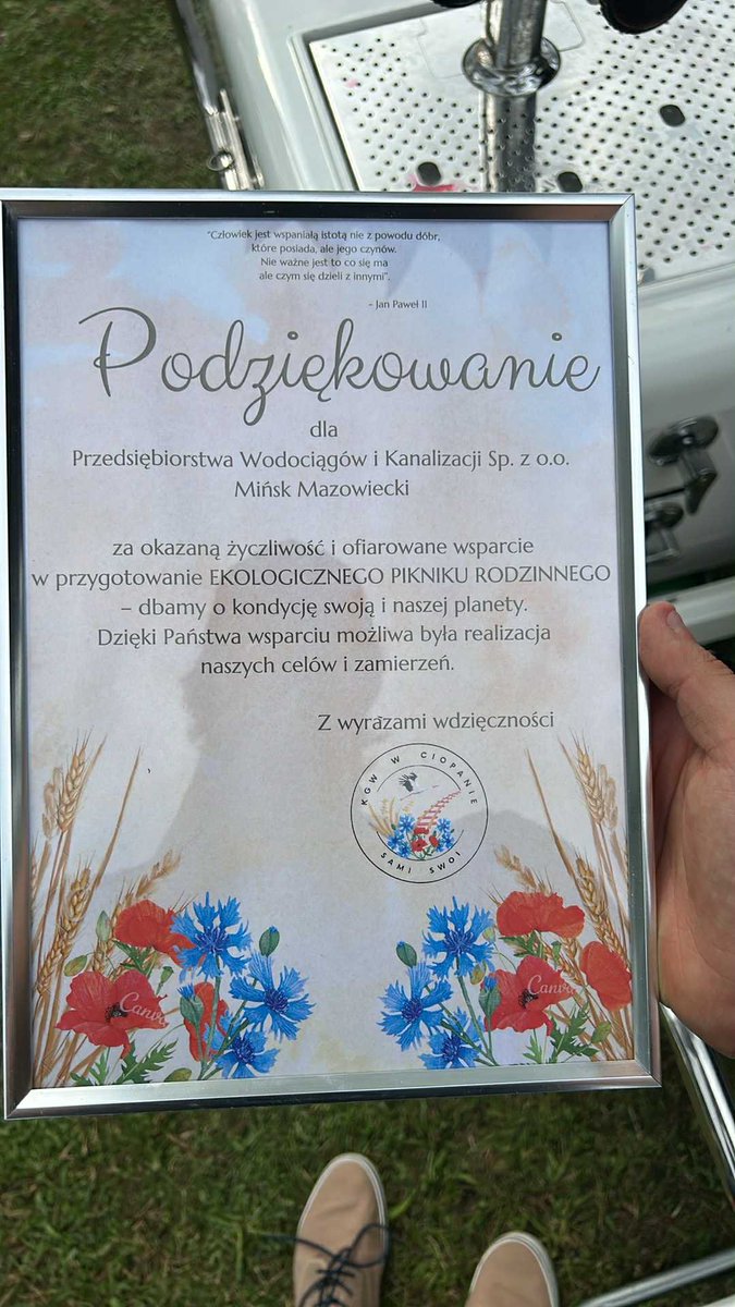 MinskPwik's tweet photo. Wczoraj saturator Pwik Mińsk Mazowiecki był dostępny dla uczestników Pikniku Ekologicznego organizowanego przez Koło Gospodyń Wiejskich w Ciopanie. Dziękujemy za zaproszenie.
#woda #saturator #pwik #MinskMazowiecki https://t.co/37jD3VuH1l