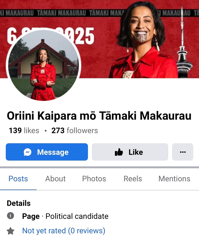 Suitandtie9999's tweet image. Hi @ElectoralCommNZ
A candidates social media/posts should always include a promoter statement.
Posts have already been shared on the candidates personal page, their “offical page” and by others without any statement and clearly include the Te Pāti Māori logo.
Please respond…