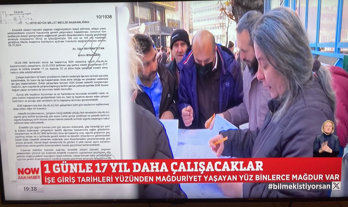 🌎Dünyanın hangi ülkesinde aynı yaşlardaki çalışanların emekliliğinde 
1️⃣gün geç sgk girişine1️⃣7️⃣ yıl fark var? 
BU ADALET Mİ ❓

<a href="/RTErdogan/">Recep Tayyip Erdoğan</a>
<a href="/_cevdetyilmaz/">Cevdet Yılmaz</a>
<a href="/eczozgurozel/">Özgür Özel</a>
<a href="/isikhanvedat/">Prof. Dr. Vedat Işıkhan</a>
<a href="/memetsimsek/">Mehmet Simsek</a>
<a href="/dbdevletbahceli/">Devlet Bahçeli</a>
<a href="/umitozdag/">Ümit Özdağ</a>
<a href="/MDervisogluTR/">Müsavat Dervişoğlu</a>
<a href="/burhanduran/">Burhanettin Duran</a>

#YeniYasaKademeOlmalı
