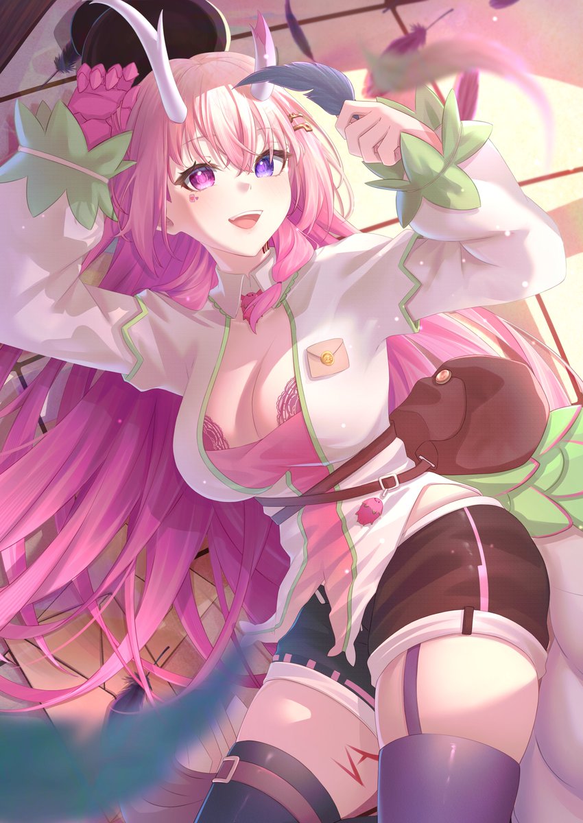 「不要害怕身上有裂痕，那是光照進來的地方。」

非常謝謝柊老師 <a href="/hiragi_murasaki/">柊むらさき@委託開放中~歡迎私訊</a> 
給了妮雅這麼溫柔的表情╰⁠(⁠⸝⁠⸝⁠⸝⁠´⁠꒳⁠`⁠⸝⁠⸝⁠⸝⁠)⁠╯🩷
✨願我們都能沐浴在溫暖的光裡✨