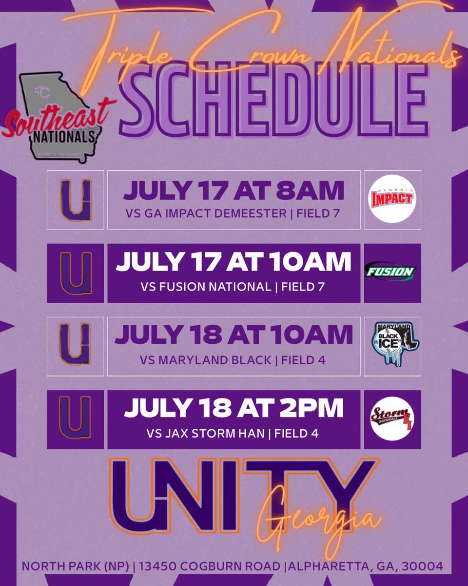 We’re on the way to Indiana this week! Come watch our first game on Monday💜🧡 <a href="/Ga__Unity/">GA UNITY</a>