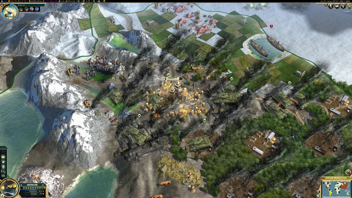GamewayUA's tweet image. How it started vs. How it&apos;s going #Civ5