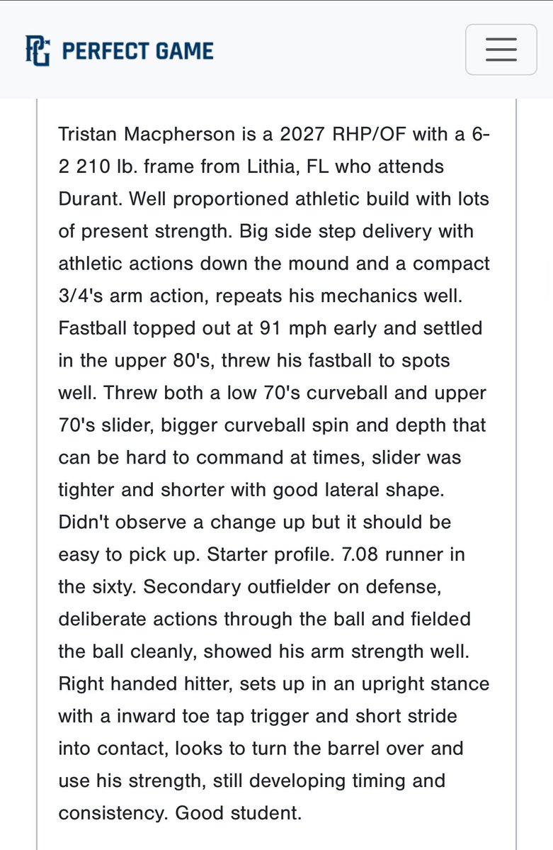 Tristanmacpherson21 (@tristanmac2121) on Twitter photo Participated in a couple of PG showcases this summer. Thank you for the ranking and encouraging words <a href="/PGShowcases/">PG Showcases</a>! More work to do… 1% better every day! #poweroftheO🐝
<a href="/OstingerAcademy/">Ostingers Baseball</a> Participated in a couple of PG showcases this summer. Thank you for the ranking and encouraging words <a href="/PGShowcases/">PG Showcases</a>! More work to do… 1% better every day! #poweroftheO🐝
<a href="/OstingerAcademy/">Ostingers Baseball</a>
