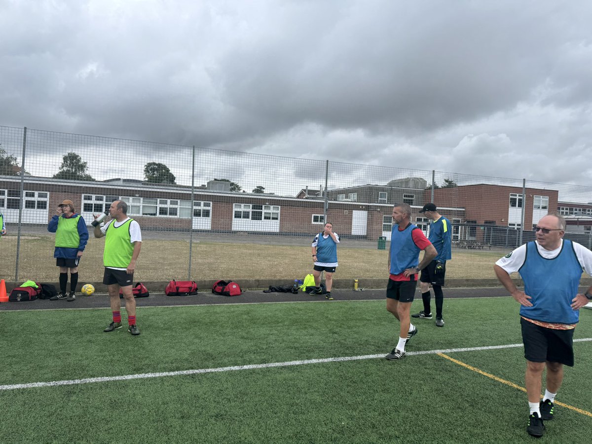 New Balls, Wimbledon ￼has finished,  but we got some new training balls. We had a good training session this morning.😁#Walkingfootball #northessex #brightlingsea