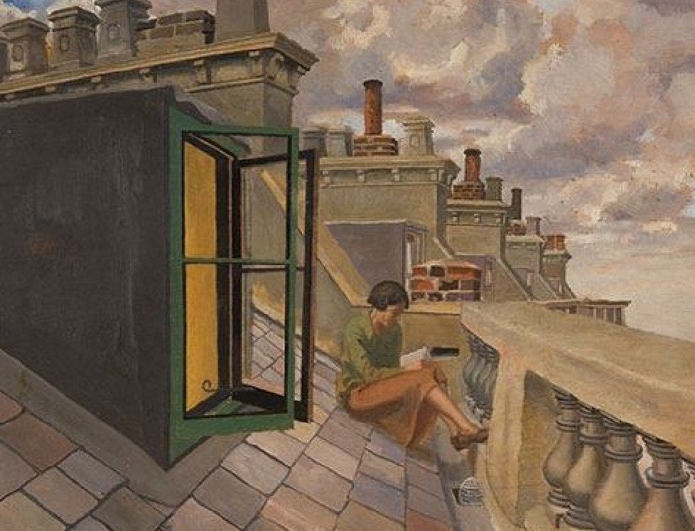 PaintingsLondon's tweet image. Good afternoon! This week's theme was Rooftops.
Take a look at the timeline over the last week for full details of these and the rest of the featured pieces.