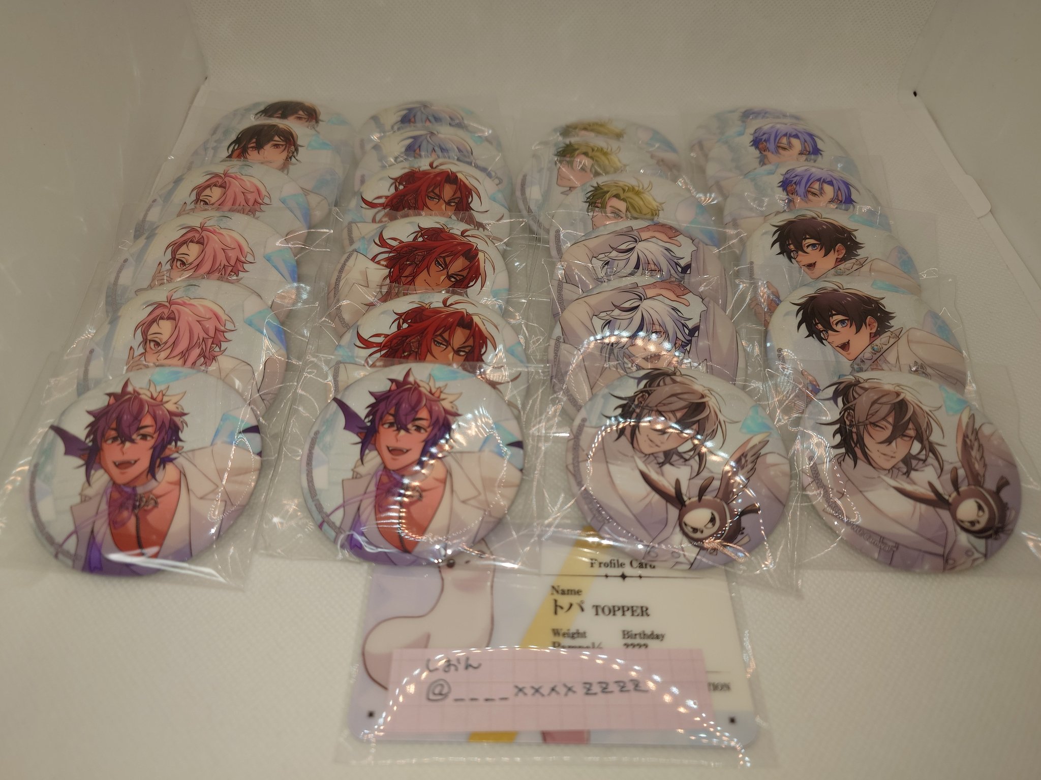 【NU:カーニバル】玖夜　30個セット　ぬカニ　台湾　原画展　缶バッジ NU:カーニバル 玖夜 缶バッジ バースデー 誕生日 ぬカニ - メルカリ