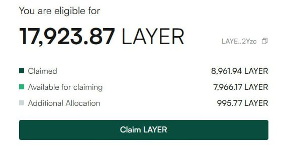 ByteQuantum0's tweet photo. Some might overlook this.
Others will seize their $LAYER and smile.
Which one are you?
🕛 Time is running out — 
https://t.co/XgZ8ozqszd

#Solana #LAYER #ClaimBeforeItEnds https://t.co/0jGMe2uWtH