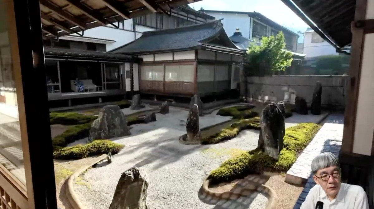 fusehideto's tweet image. 先日旅した、高野山の宿坊に泊まって庭をながめる、という動画です。

　youtu.be/UWsfSoexIWc
