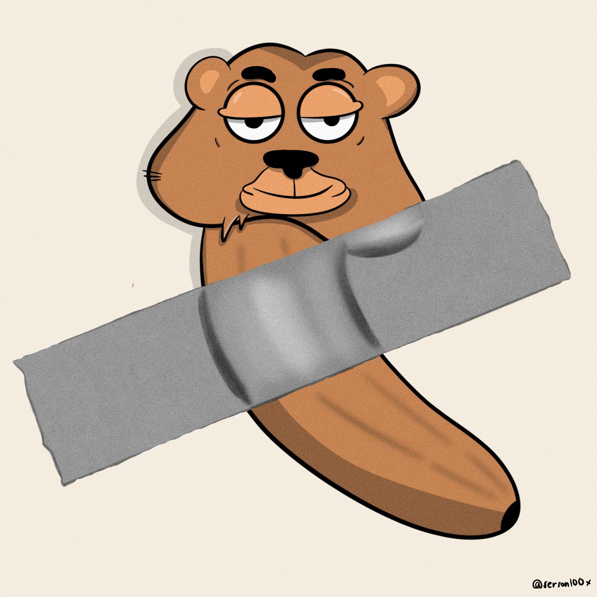 Jerson100X's tweet image. You’ve seen a banana taped to a wall.
Now meet @bears_salmon. 

Let&apos;s make history! 🔺