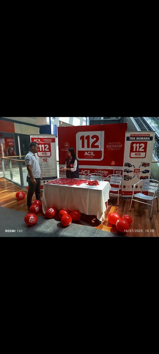 Gaziantep 112 Acil Çağrı Merkezi (@gaziantep112acm) on Twitter photo Forum AVM içerisinde kurulan tanıtım standında hafta boyunca vatandaşlarımıza 112 Acil Çağrı Merkezi hakkında bilgi verip tanıtım broşürü dağıtımı gerçekleştirildi.
@tcicisleri
<a href="/112acilcagri/">112 Acil Çağrı</a>
<a href="/gantepvaliligi/">Gaziantep Valiliği</a>
<a href="/forum_gaziantep/">Forum Gaziantep</a> Forum AVM içerisinde kurulan tanıtım standında hafta boyunca vatandaşlarımıza 112 Acil Çağrı Merkezi hakkında bilgi verip tanıtım broşürü dağıtımı gerçekleştirildi.
@tcicisleri
<a href="/112acilcagri/">112 Acil Çağrı</a>
<a href="/gantepvaliligi/">Gaziantep Valiliği</a>
<a href="/forum_gaziantep/">Forum Gaziantep</a>
