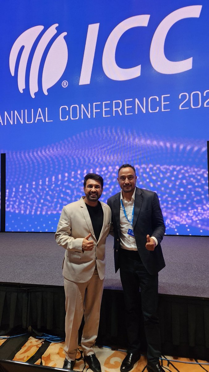 Mikkhail Vaswani (@mikkhailvaswani) on Twitter photo Amazing speech and Presentation of Nepal Premier League success & Nepal Crickets blueprint for the coming years <a href="/paras77/">Paras Khadka</a> at the ICC annual conference in Singapore. A new era beckons for Nepal Cricket under your leadership and vision.
Was wonderful to meet you and chat about Amazing speech and Presentation of Nepal Premier League success & Nepal Crickets blueprint for the coming years <a href="/paras77/">Paras Khadka</a> at the ICC annual conference in Singapore. A new era beckons for Nepal Cricket under your leadership and vision.
Was wonderful to meet you and chat about