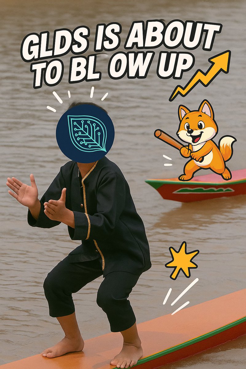 vGnoXidz's tweet photo. $BONK thought the race was over… then $GLDS pulled up in flip-flops 🚶♂️
Aura on his shoulders, Solana in the rearview,
Next stop: flexin' on my boat while y’all keep refreshing your wallets 🛥️😂
#GLDS #NextKing #SolanaMemeSeason https://t.co/PXYyFbH6M4