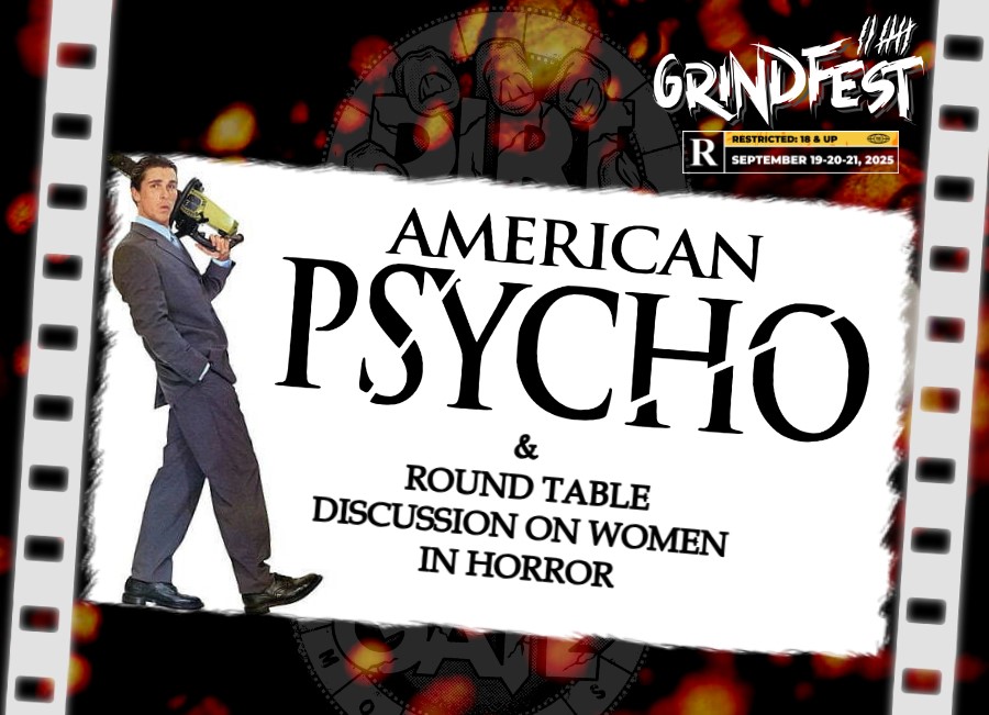 DirtInTheGate's tweet image. “I have to return some videotapes” We're thrilled to welcome back Northumbria Uni's Horror Research Group to GRINDFEST! Joining the discussion will be, Prof Stacey Abbott, Dr Laura Mee, Dr Max Gee, Co-Director of Abertoir Horror Festival Nia Edwards-Behi, chaired by Dr Kate Egan.