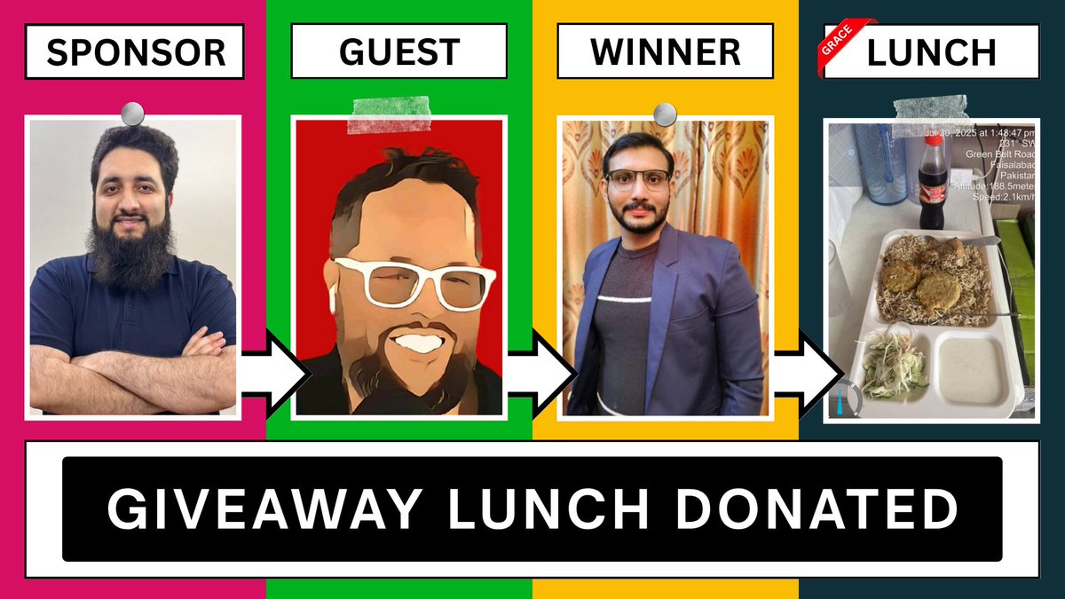 FromWPK's tweet image. Lunch Giveaway: Meet Our 11th Winner
--
Muhammad Ijaz Ul Haq is currently serving as a Relationship Manager (Intern) at National Bank of Pakistan (NBP) in Sialkot, Pakistan.
--
Learn more: wpkitchen.com/?p=5417