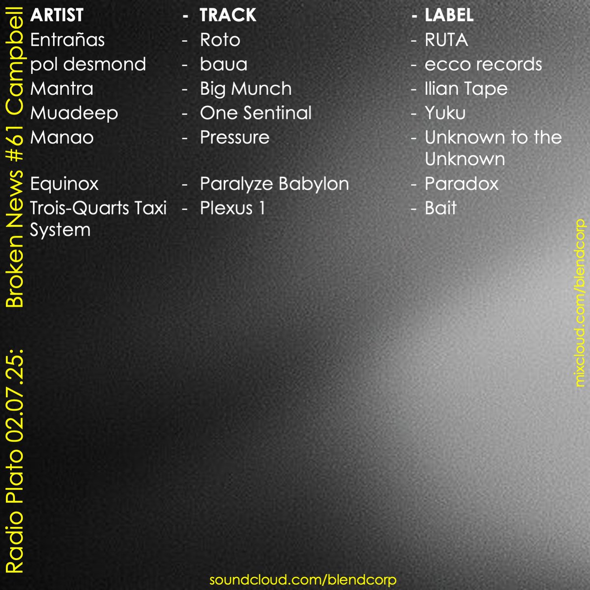 blendcorp's tweet image. Broken News #61 w/ Campbell (via Radio Plato/Minsk, Belarus) - mailchi.mp/20f3d76d236b/c…