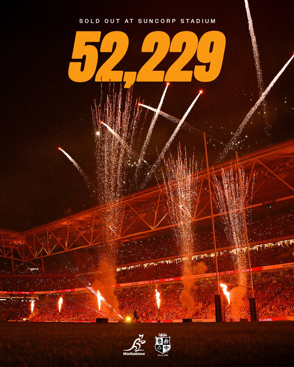 Thank you, Brisbane ✨

#Wallabies #LionsTour2025