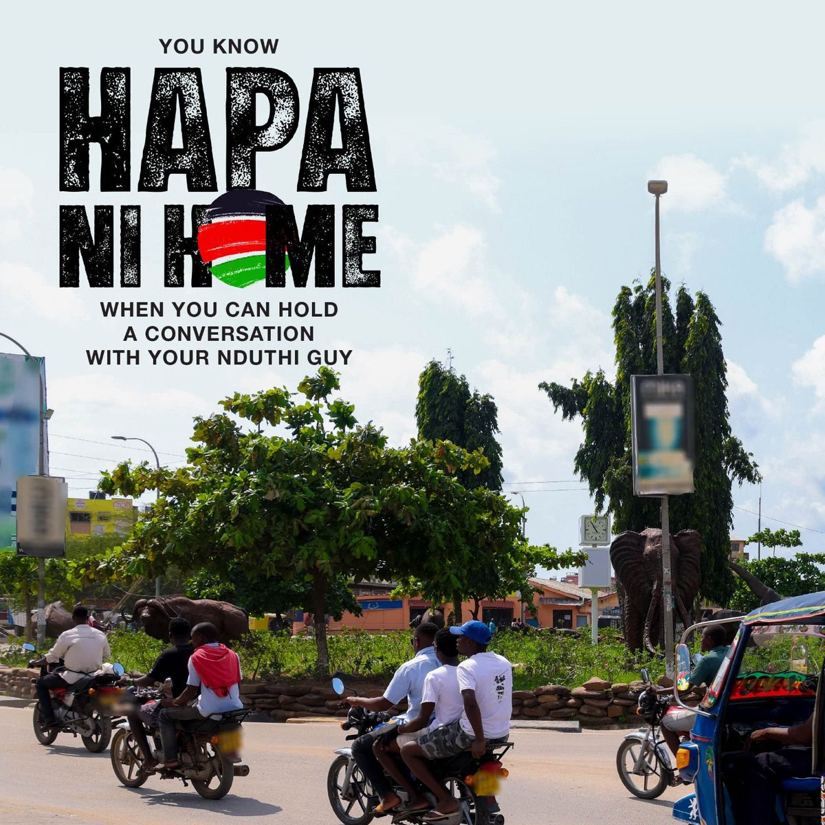 Hapa ni home when my accent turns 'habari' into 'habaree' and 'chapati' into 'chapatee'. Epic lingala disaster! 😂  Kenya’s wordplay vibe is pure gold.
#hapanihome