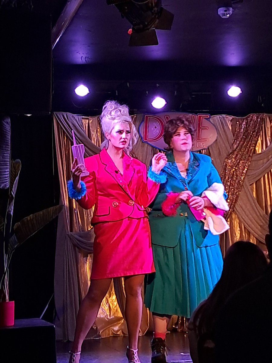 Another one for your Edinburgh Fringe list - FAG PACKET. Saw a preview <a href="/KomediaBrighton/">Komedia Brighton</a> last night. Hats/wigs off to Kheski and Holly for their hilarious debut character comedy show DYKE SYSTEMS LTD. Go get recruited 
<a href="/ThePleasance/">Pleasance</a>!
