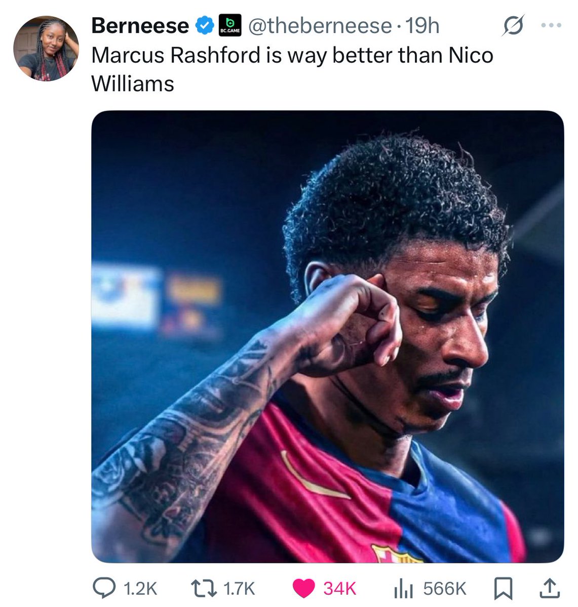 MorrisonSifela2's tweet photo. @talkfcb_ Truth is that you don't rate him! This a is a more than 50 mil player is he recaptures his form. Better than Gavi on the left. https://t.co/V5UVOQTHdb