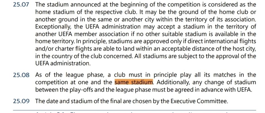 MiguelGalanCNFE's tweet image. Si el @FCBarcelona_es comienza la Champions League en Montjuïc, tendría que jugar allí toda la liguilla, salvo autorización de la @UEFA
El Fútbol Club Barcelona, al igual que las demás entidades participantes en la presente edición de la Liga de Campeones de la UEFA, está…
