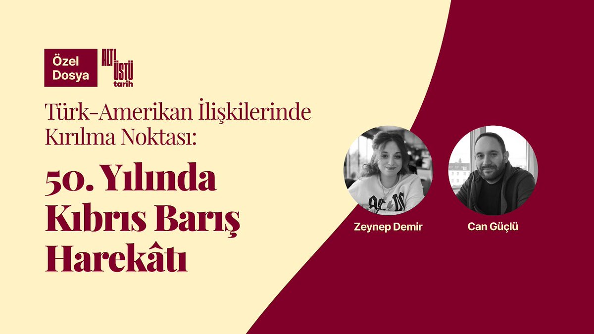 altiustutarih's tweet image. Kıbrıs Barış Harekatı'nın 51. yıldönümü!
Kıbrıs sorunu nasıl ortaya çıktı?
Türkiye'nin Kıbrıs stratejisi nasıl gelişti?
Harekat nasıl gerçekleşti?
İlk özel dosyalarımızdan olan 50. Yılında Kıbrıs Barış Harekatı'nı yeniden paylaşıyoruz.
youtu.be/Q-BXfPcUL9c?si…
