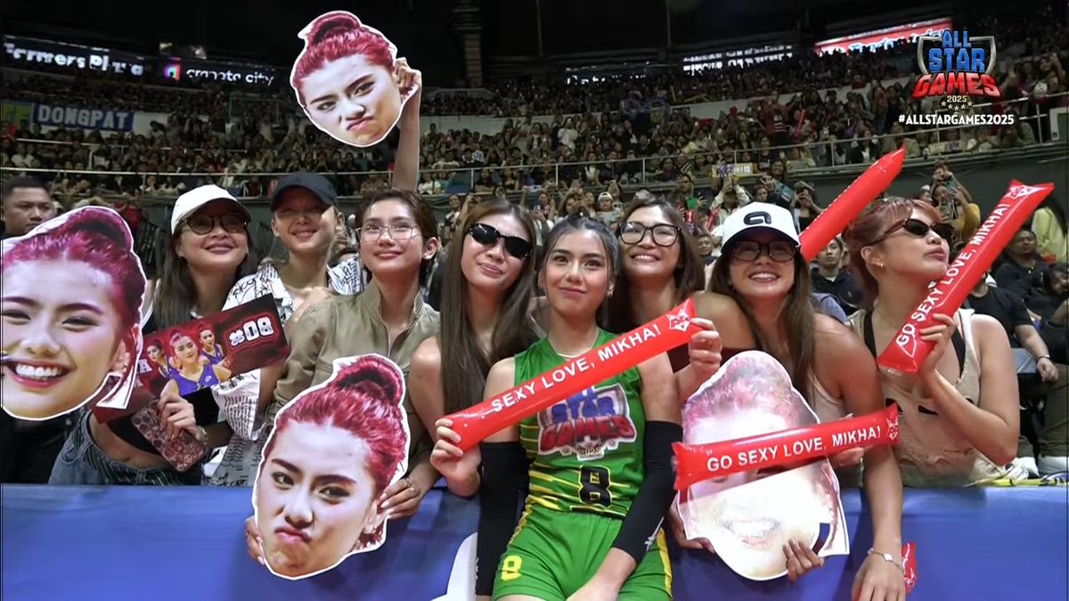 luvforsheena's tweet photo. OUR OT8!!! 🥹🥹🥹

BINI GRAND SLAM AT ASG 
READY SET WIN MIKHA  

#BINIatAllStarGames2025 
#OurTeamCaptainMikha https://t.co/imrG4NUynS