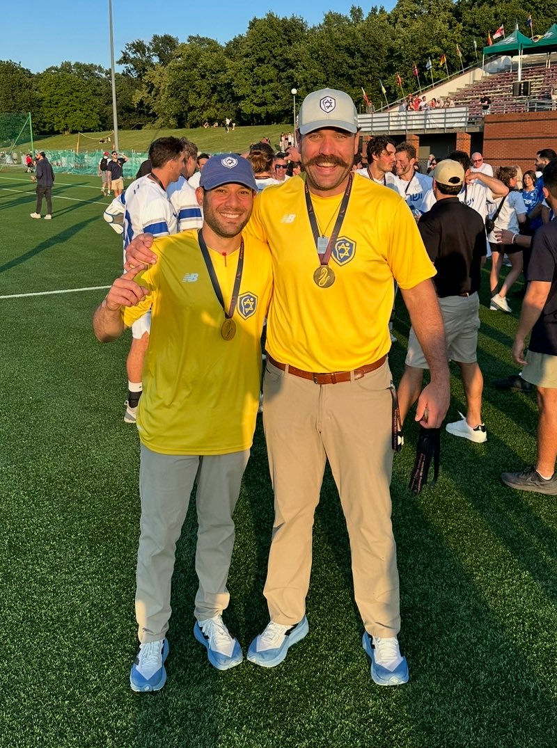 LynchburgMLAX's tweet image. Lynchburg Men’s Lacrosse:
Congratulations to former assistant coaches on helping Team Israel win the 2025 European World Championships!!!
Max Silberlicht- Head Coach (R)
Jordan  Hirsch- Offensive Coordinator (L)
Jeff Schwartz ‘12- Mental Performance Coach- (not pictured)