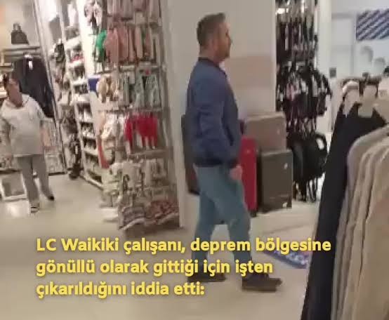 LC Waikiki, 6 şubat depreminde deprem bölgesine yardım götürdüğü için bir şoför işçisini işten çıkardığını biliyor muydunuz?

#LCWaikikiBoykot