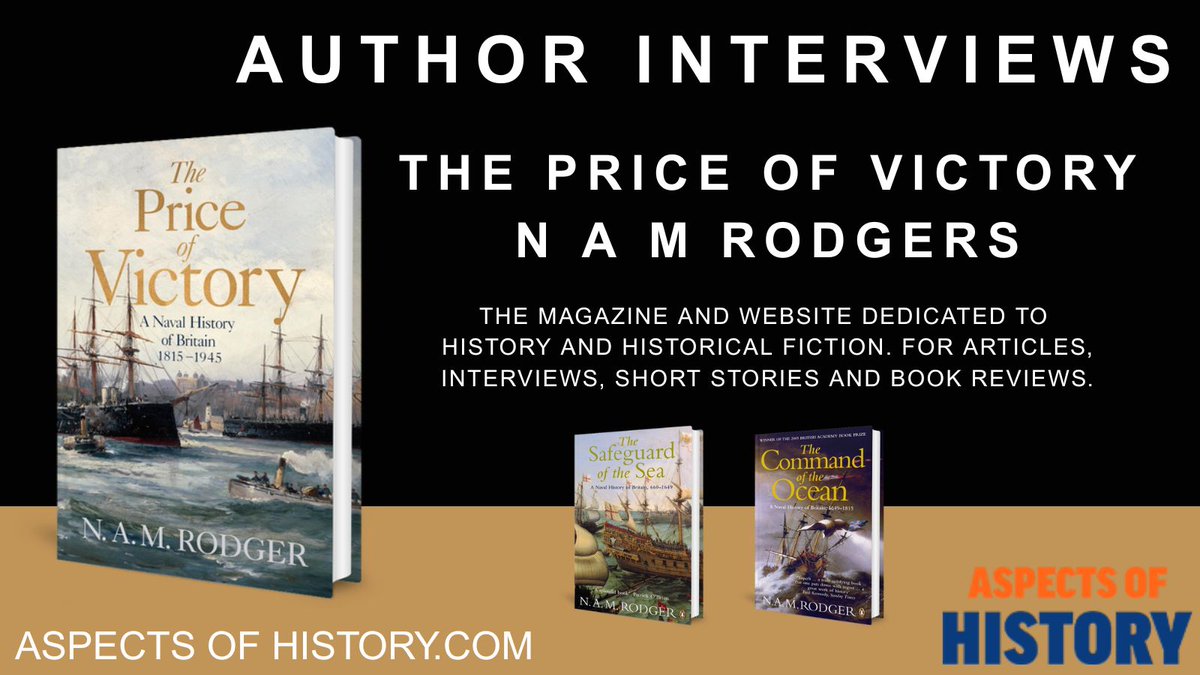 AspectsHistory's tweet image. From the Archive
Maritime Nation
An interview with NAM Rodger
aspectsofhistory.com/author_intervi…
Read The Price of Victory
amazon.co.uk/Price-Victory-…
@AllenLaneBooks
#royalnavy #maritime #militaryhistory
