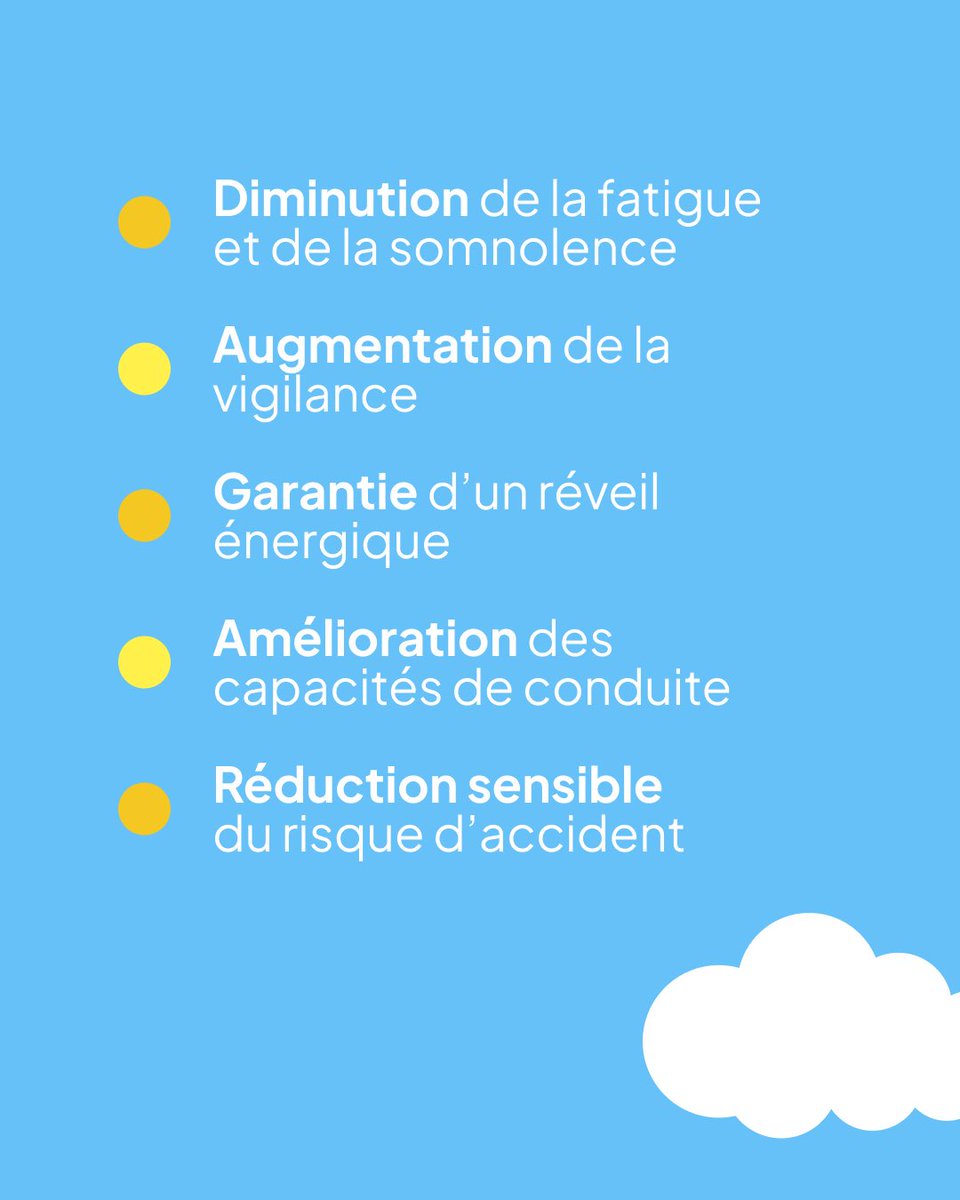 Fatigue ou somnolence au volant ? 😴

« Prendre la route reposé et s’arrêter avant que la pression de sommeil ne soit trop forte sont de bonnes pratiques à adopter lors des longs trajets. Loin d’être une perte de temps, la pratique de la sieste réactive la vigilance et renforce