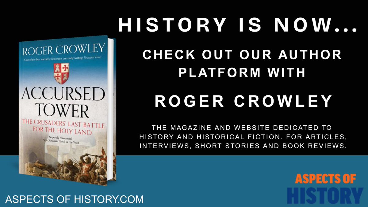 AspectsHistory's tweet image. From the Archive
In Search of the Crusades
An article by @crowley_roger
aspectsofhistory.com/crime-writers-…
Read Accursed Tower
amazon.co.uk/gp/product/030…
#crusades #medievalhistory