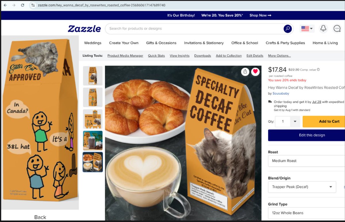Jason Yip (@maggini_19) on Twitter photo Rose Webster <a href="/GetMyGist/">Rose Webster</a> here 🇨🇦♀️ aka RoseWrites & Sousababy. #SmallBiz #CoffeeTime #giftideas #Decaf #Insomniacs
🆕 Hey Wanna Decaf & Sleep like #EditorCat: zazzle.com/hey_wanna_deca…
Part of: zazzle.com/collections/11…
🥳 #HappyBirthday 20th <a href="/zazzle/">Zazzle Inc.</a> ❣️
zazzle.com/shop Rose Webster <a href="/GetMyGist/">Rose Webster</a> here 🇨🇦♀️ aka RoseWrites & Sousababy. #SmallBiz #CoffeeTime #giftideas #Decaf #Insomniacs
🆕 Hey Wanna Decaf & Sleep like #EditorCat: zazzle.com/hey_wanna_deca…
Part of: zazzle.com/collections/11…
🥳 #HappyBirthday 20th <a href="/zazzle/">Zazzle Inc.</a> ❣️
zazzle.com/shop