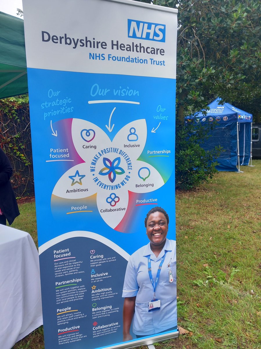 derbyshcft's tweet image. We are celebrating 50 years of Derby's Caribbean Carnival at Osmaston Park, today, and are set up and ready to chat to you about our Derbyshire Healthcare services. Pop over and say hi 👋
