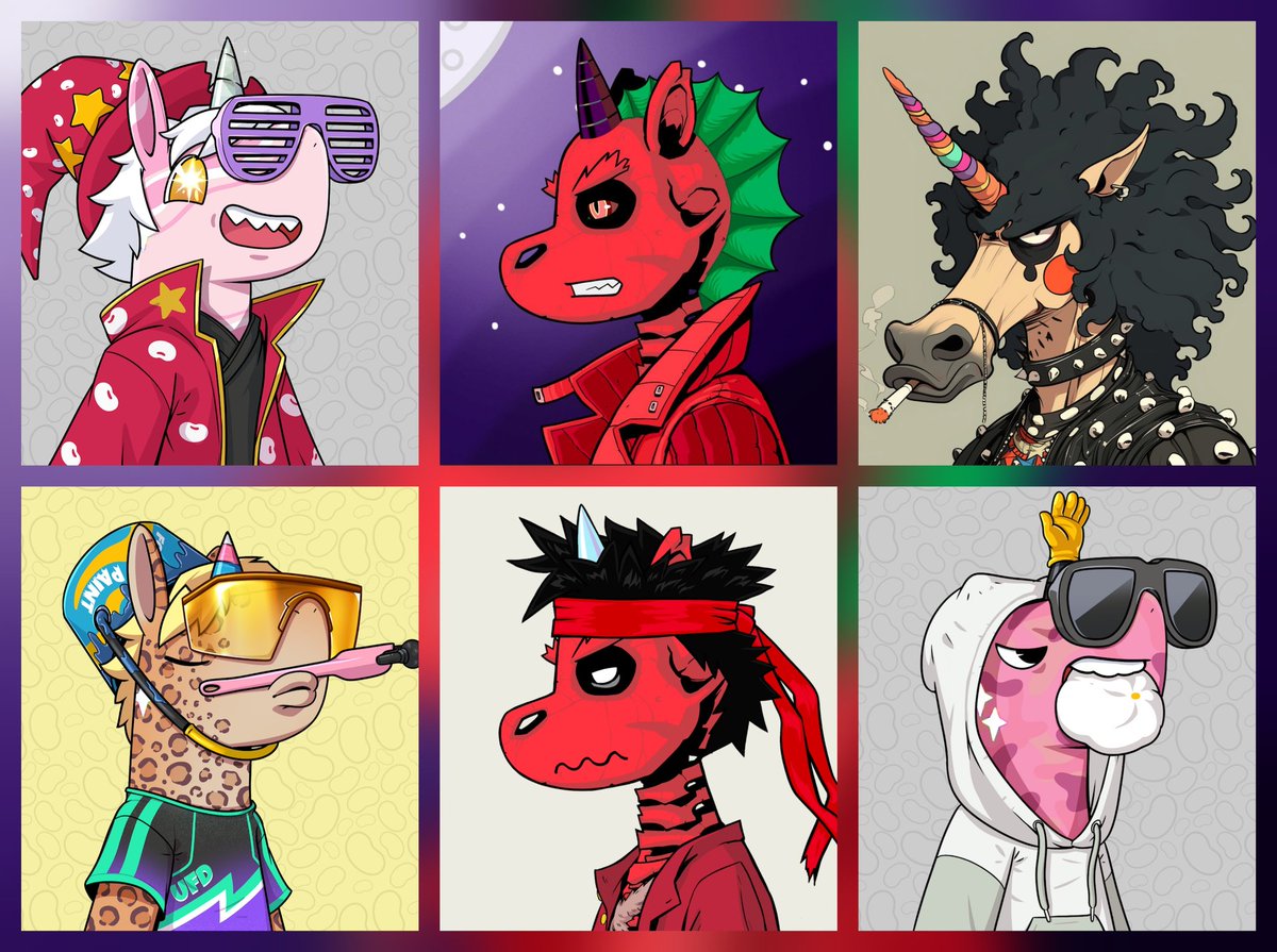 Olliecan004200's tweet photo. Appreciating a few of my own favourite NFTs all created off the back $UFD and this is only 3 of the 7 projects out there.
They all look so good together and the artwork is insane.
#StarDusterNFT
#Dustergangs
@MadDustersSoc https://t.co/OhLV2z44ae
