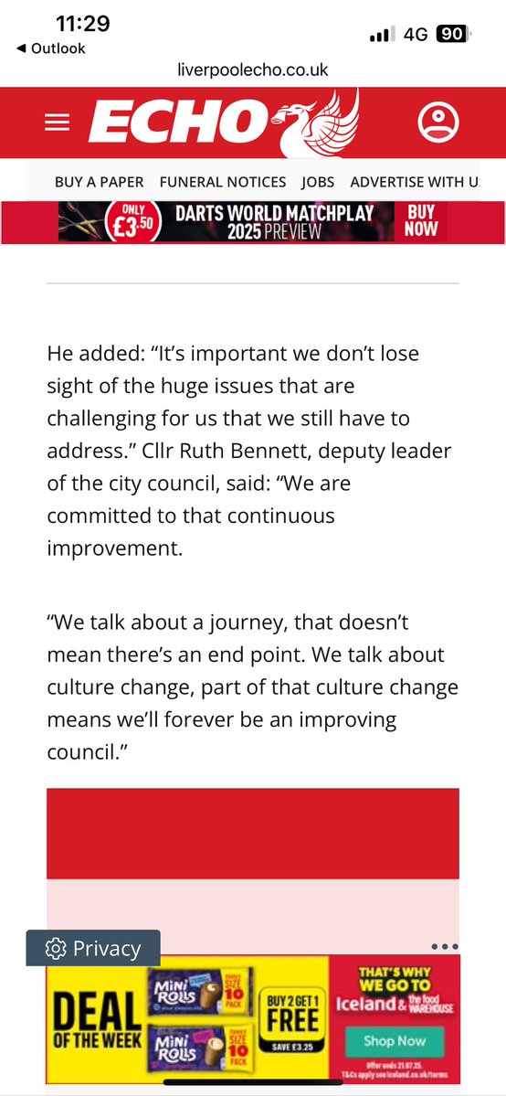 richardclein's tweet image. My response @LivEchonews following official end of government intervention and Liverpool @lpoolcouncil now taking the lead in its own improvement. So much more to do @libdemlocalgov @LGAcomms #audit