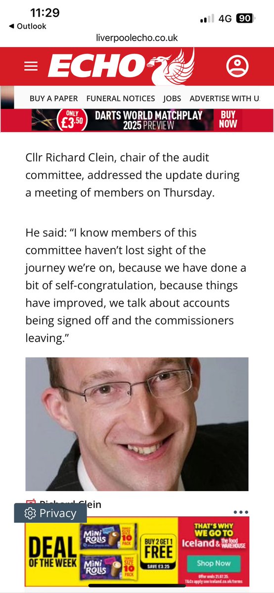 richardclein's tweet image. My response @LivEchonews following official end of government intervention and Liverpool @lpoolcouncil now taking the lead in its own improvement. So much more to do @libdemlocalgov @LGAcomms #audit